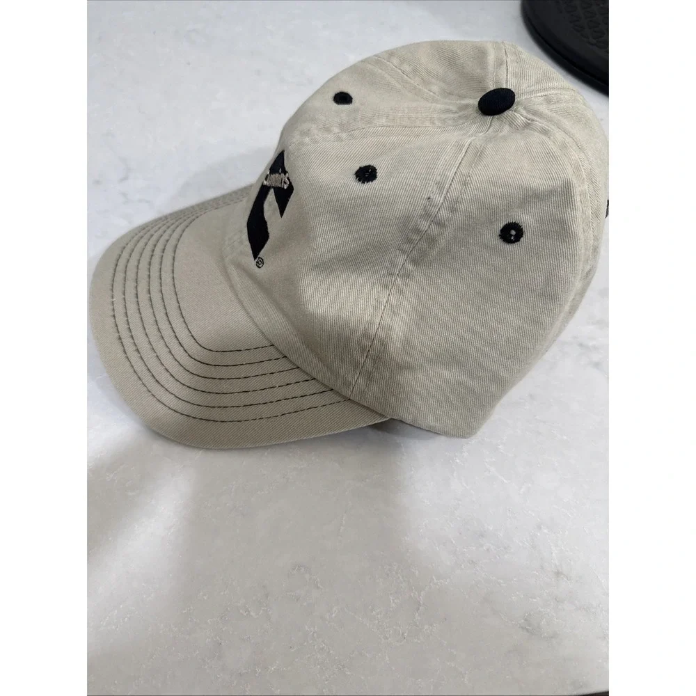 Cummins Slideback Hat Beige One‎ Size Adjustable Embroidered Vent Holes